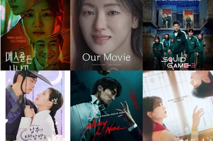 Drama Korea Terbaru Juni 2025 (Foto: Asianwiki, Instagram @kbsdrama, @netflixid, @disneyplushtstarid)