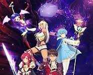 Poster anime Left My A-Rank Party to Help My Former Students Reach the Dungeon Depths! menampilkan karakter utama Yuke Feldio bersama tim petualang muda dengan latar dungeon fantasi berwarna merah gelap.