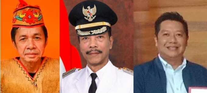 Tiga tokoh kandidat kuat wakil bupati Barito Utara 2024: Surya Baya, Sugianto Panala Putra, dan Felix Sonadie Y Tingan.