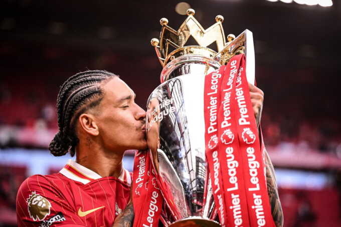Pemain Liverpool Darwin Nunez.