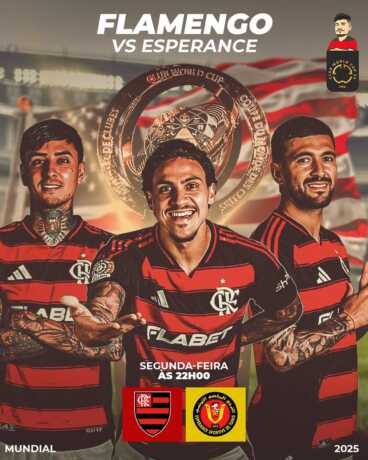 Flamengo vs Esperance (Sumber: Instagram @flamengo)