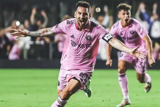 Lionel Messy saat membela Inter Miam. (Sumber: Instagram @intermiamicf)