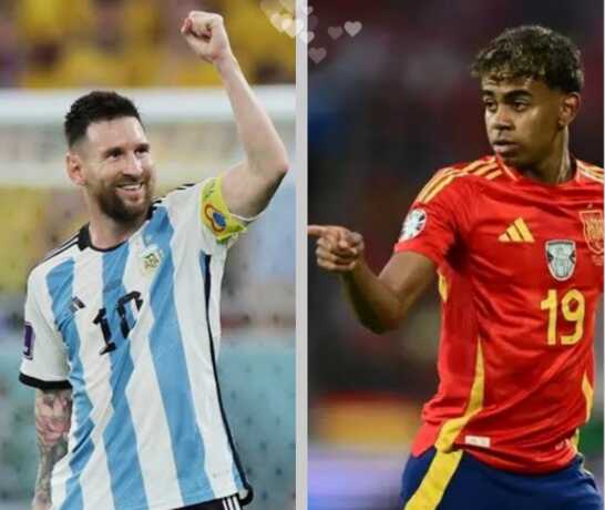 Lionel Messi dan Lamine Yamal akan duel dalam Finalissima 2025.