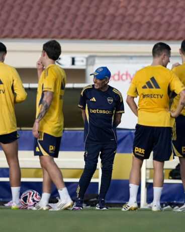 Latihan para pemain Boca Junior (Sumber: Instagram @bocajrs)