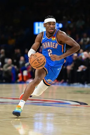 Pemian Oklahoma City Thunder, Shai Gilgeous -Alexander. (Sumber: britannica.com)