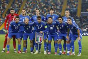 Skuad Timnas Italia. (Dok. X/@Azzurri)