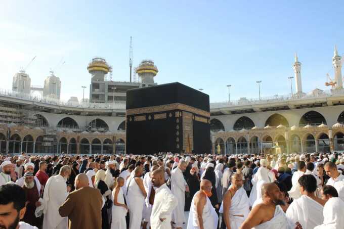 Jemaah haji memadati wilayah Ka'bah