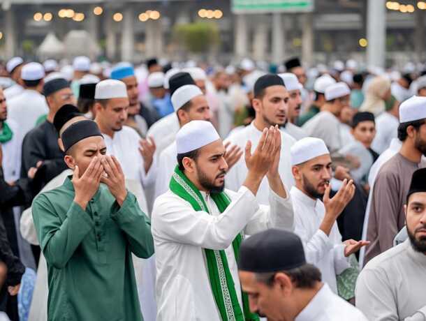 Umat Islam mengumandangkan takbir Idul Adha