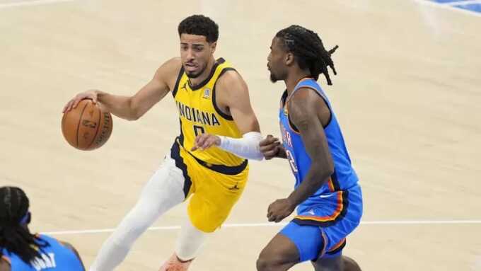 Pacers vs Thunder di Final NBA 2025. (Sumber: sports.yahoo.com)