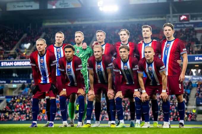 Skuad Timnas Norwegia menghadapi kualifikasi Piala Dunia 2026. (Foto: Instagram/@herrelandslaget)
