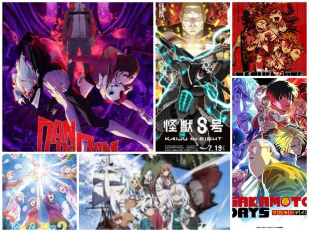Dandandan Kaiju Number 8 Gachiakuta Tate No Yusha Grand Blue Sakamoto days