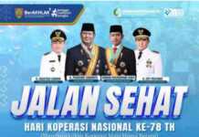 Pemprov Kalteng mengundang seluruh masyarakat untuk hadir dan berpartisipasi dalam kegiatan jalan sehat memperingati Hari Koperasi Nasional ke-78.