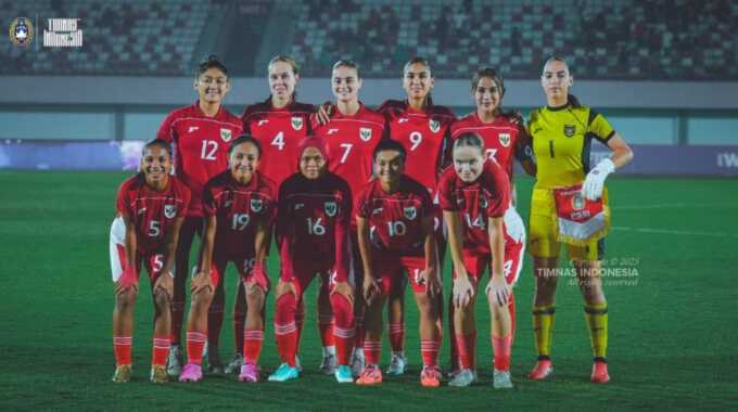 Skuad Timnas Wanita Indonesia 2025. (Sumber: Dok. PSSI)