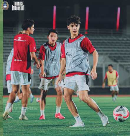 latihan Garuda Muda jelang Piala AFF U-23 2025